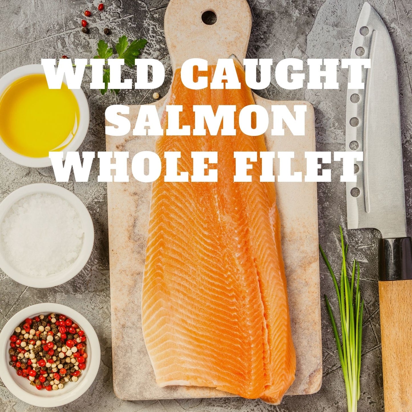 Wild Caught Coho Salmon – Whole Filet