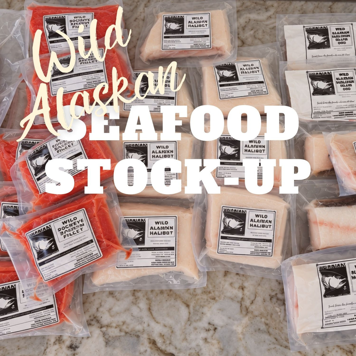 Wild Alaskan Seafood Stock-Up Box | 20 lbs