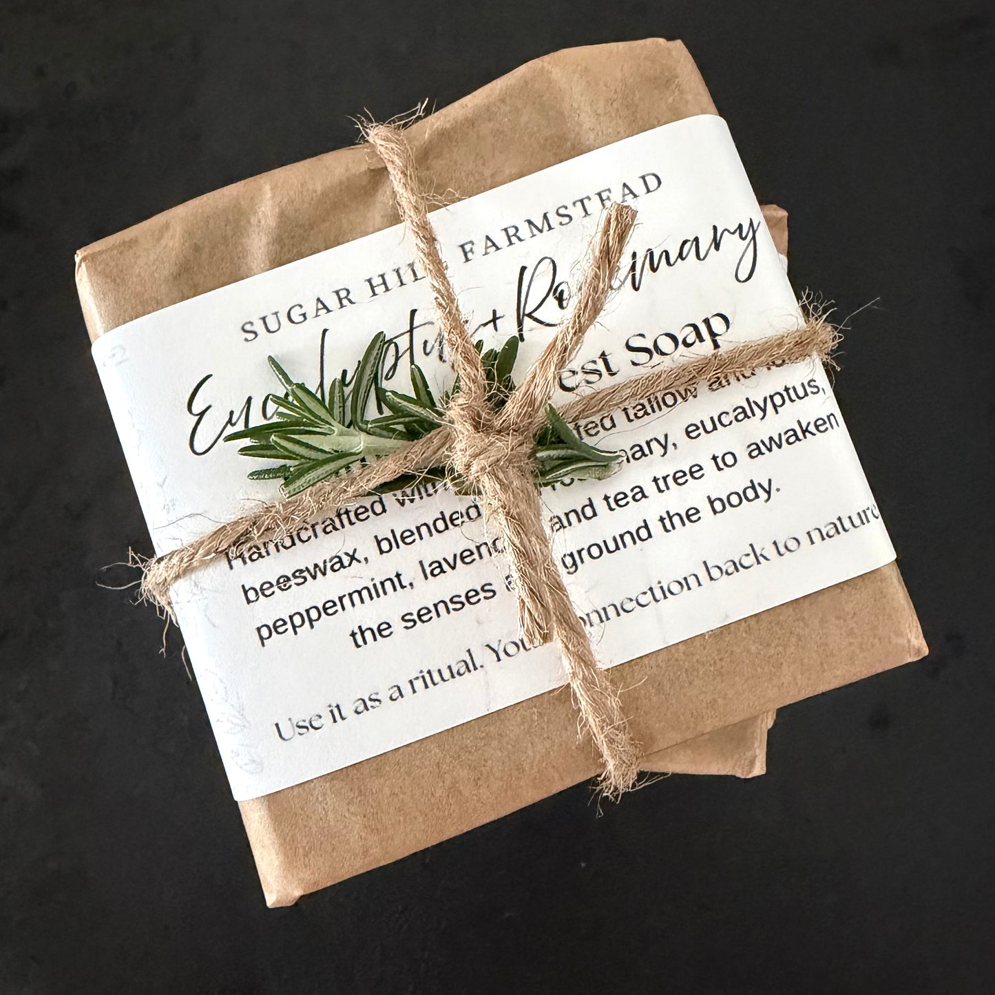 Hāmākua Forest Tallow Soap –– Eucalyptus + Rosemary