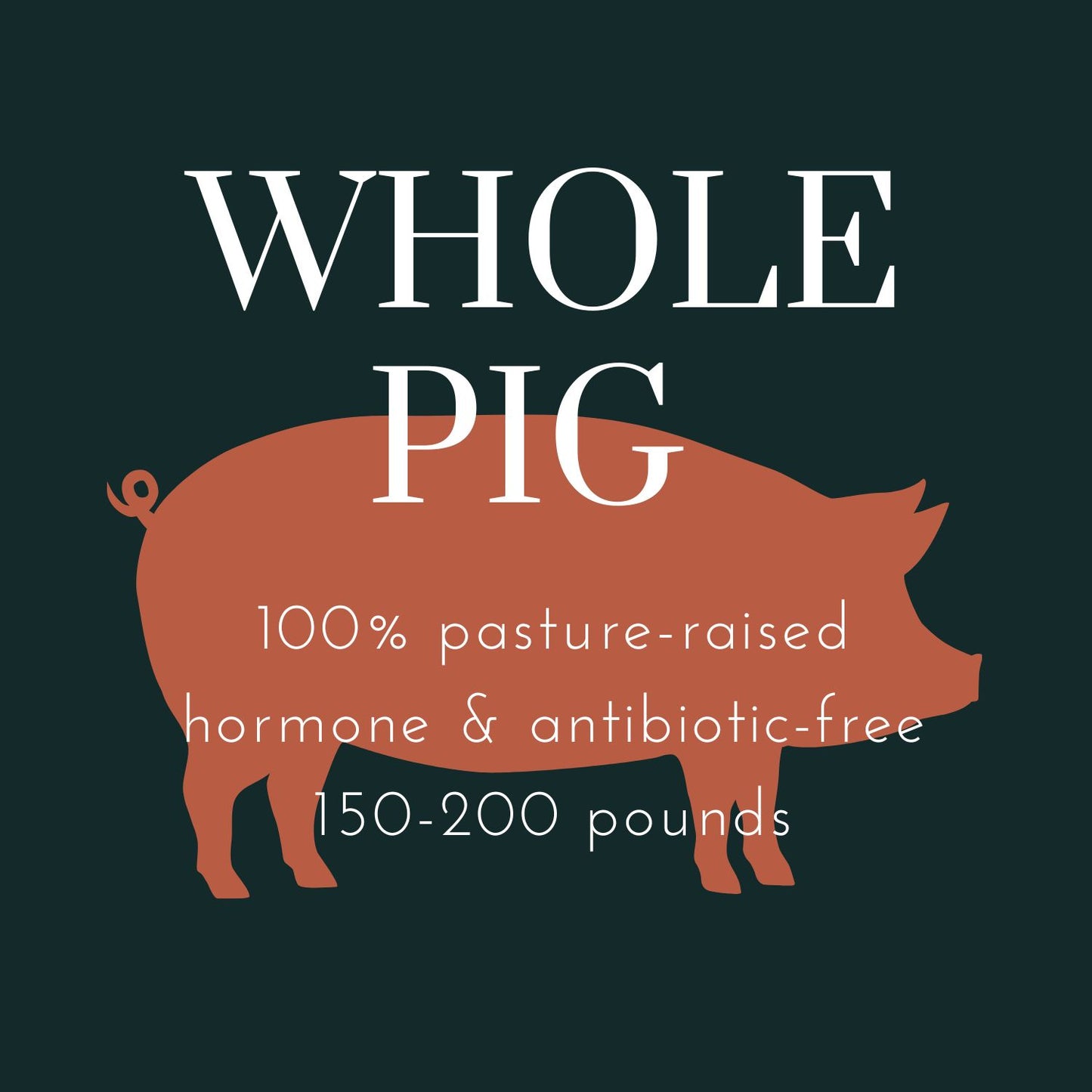 Whole Pastured Pig- Deposit