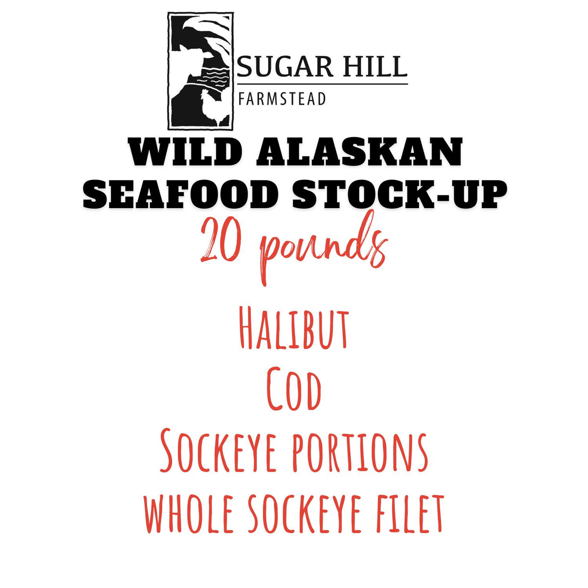 Wild Alaskan Seafood Stock-Up Box | 20 lbs