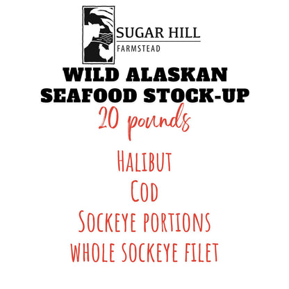 Wild Alaskan Seafood Stock-Up Box | 20 lbs